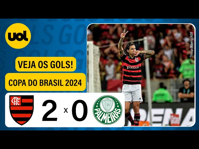 Flamengo sufoca Palmeiras, vence com sobras e abre frente na Copa do Brasil