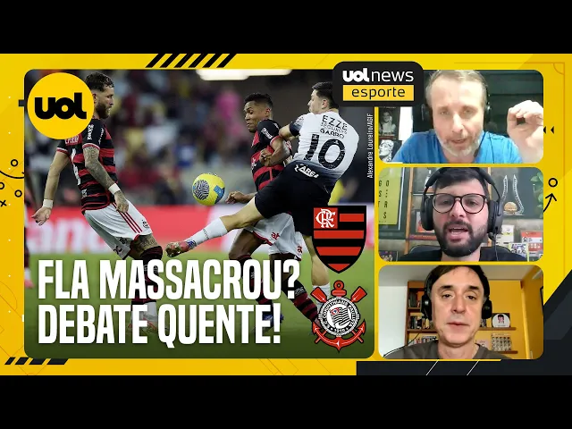 Flamengo massacrou o Corinthians na Copa do Brasil? Debate pega fogo!