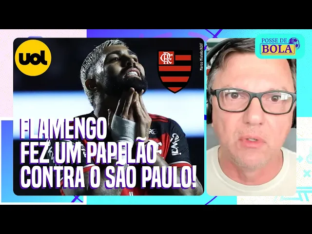 'Flamengo desprezou o Brasileirão e fez um papelão', detona Mauro Cezar