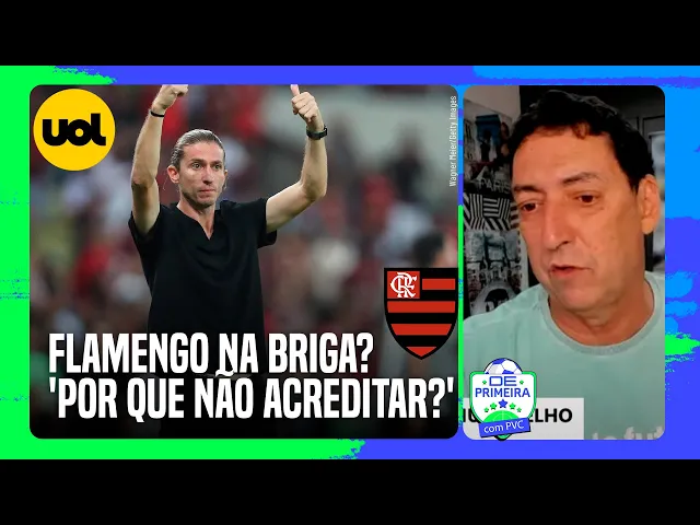 PVC vê falta de otimismo do Fla com Brasileirão: 'Por que não acreditar?'