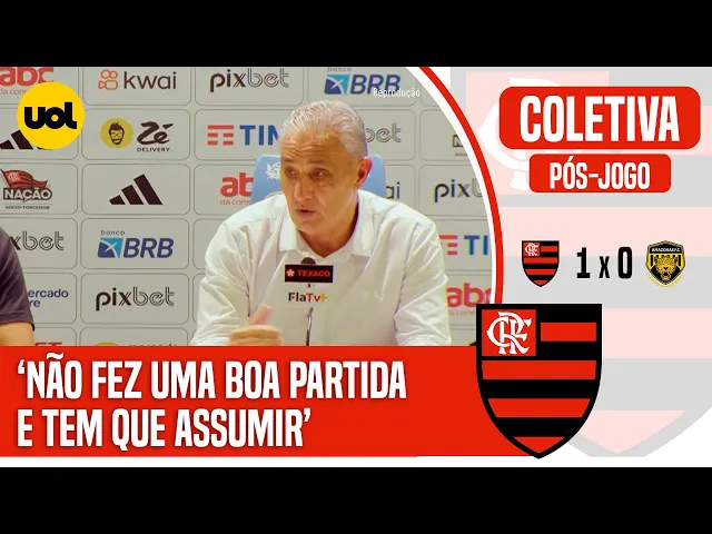 Tite diz respeitar vaias da torcida do Flamengo e admite 'erro' com Gabigol