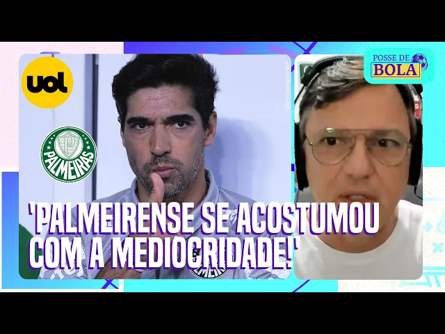Mauro Cezar: 'Torcedor do Palmeiras se acostumou com a mediocridade'