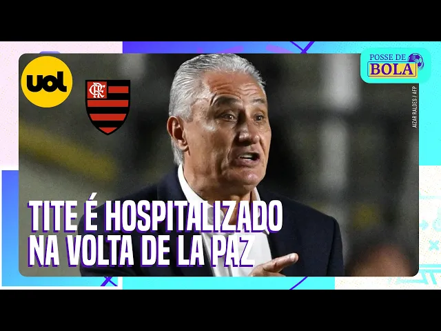 Tite não deve comandar o Flamengo contra o Bragantino após internação