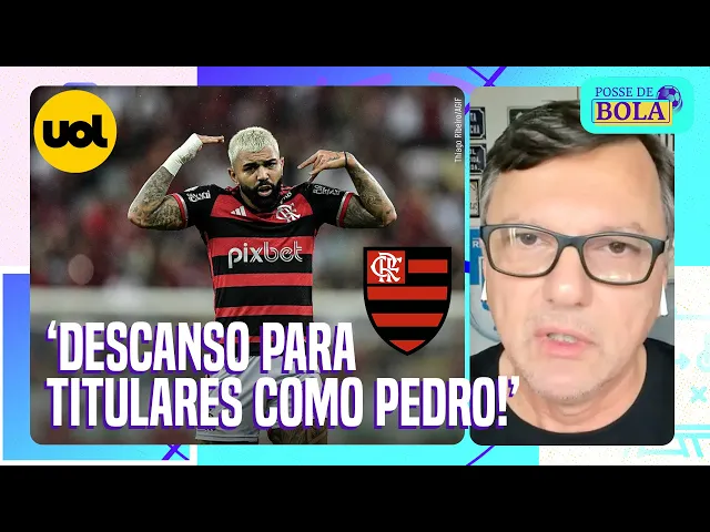 Tite deveria botar reservas como Gabigol contra o lanterna, diz Mauro Cezar