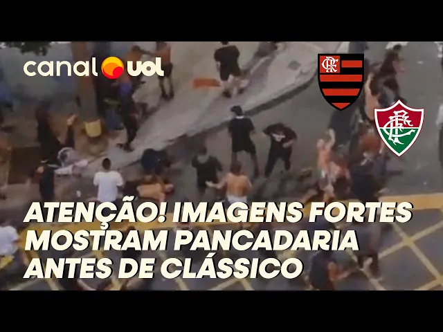 Fla-Flu: Três torcedores são presos em pancadaria nos arredores do Maracanã