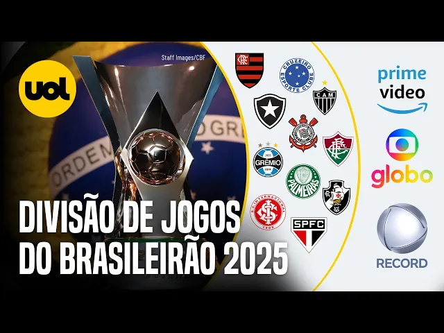 Como está a divisão de jogos do Brasileirão 2025 após acordo LFU-Amazon