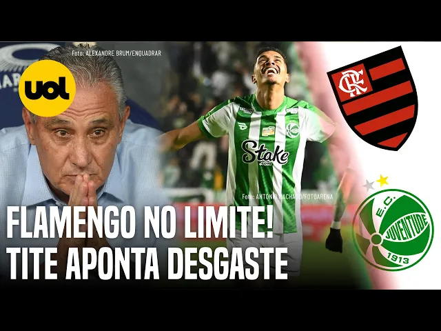 Flamengo derrete fisicamente e saídas de Tite quase se esgotam em maratona