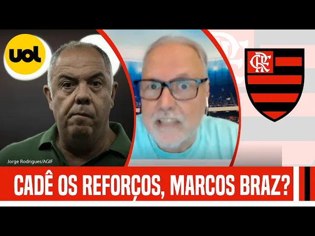 RMP questiona demora do Flamengo e diz: 'Cadê os reforços, Marcos Braz?'