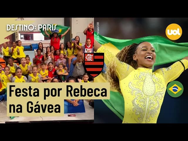 Choro com Rebeca e reconhecimento a Biles: as reações das ginastas do Fla