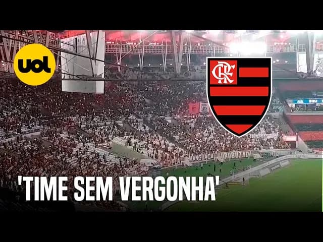 Flamengo tem pior público do ano em jogo com protestos e xingamentos a Tite