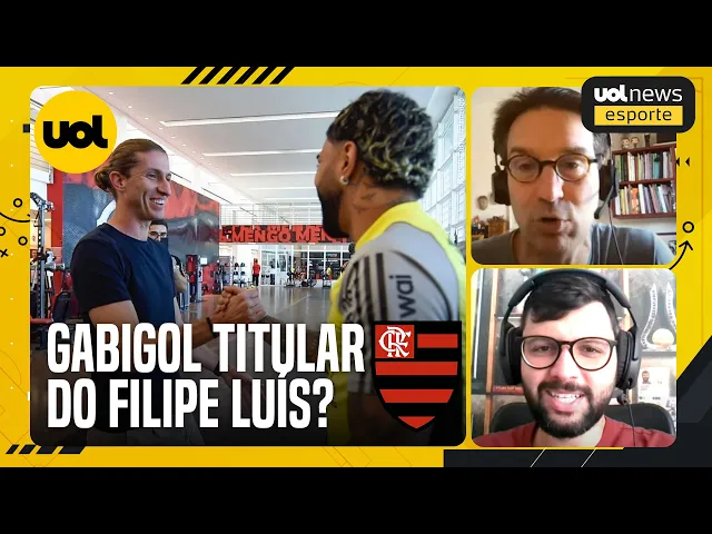 Gabigol titular do Flamengo na estreia do Filipe Luís? Colunistas debatem