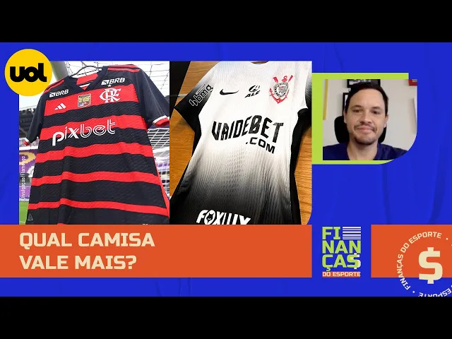Flamengo ou Corinthians: qual time tem o maior valor real de patrocínio?