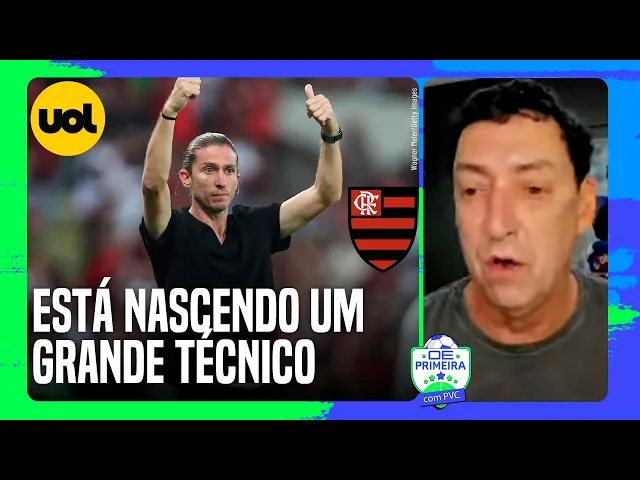 PVC sobre Filipe Luís no Flamengo: 'Está nascendo um grande técnico'