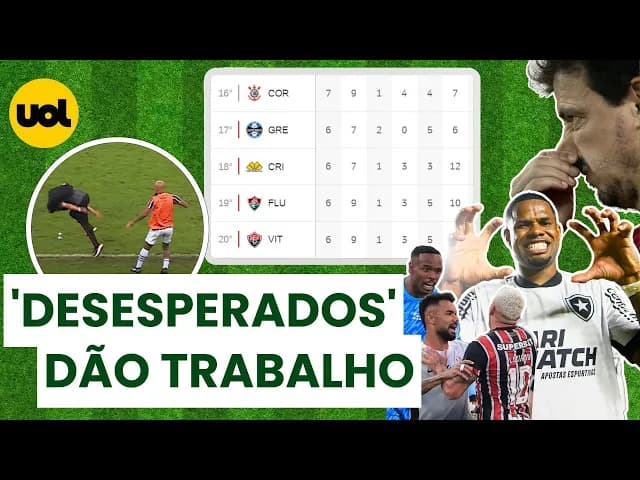 Brasileirão tem novo líder, duelo de Liberta no Z4 e Felipe Melo agressivo