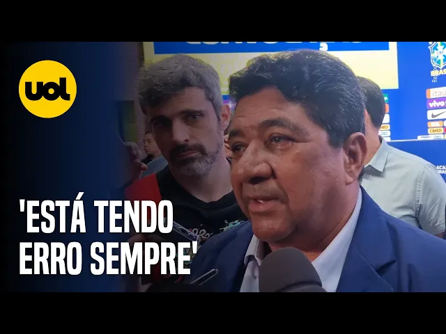 Presidente da CBF admite erros de árbitros e diz por que não demite Seneme