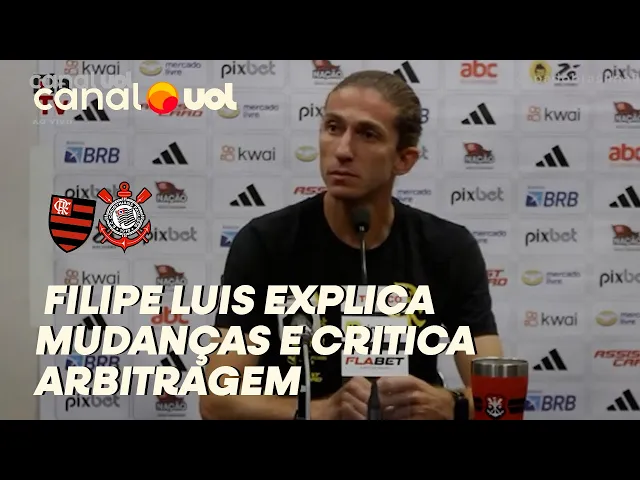 Filipe Luís testa Flamengo com até dois a menos e tem trocas para expulsões