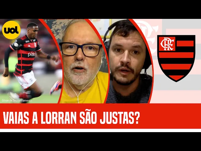 Lorran perde vaga, mas Flamengo vê oscilação normal e tenta proteger jovem