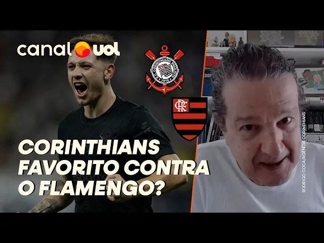 Juca: Favoritismo do Fla caiu! Se tem favorito, é o Corinthians pelo clima