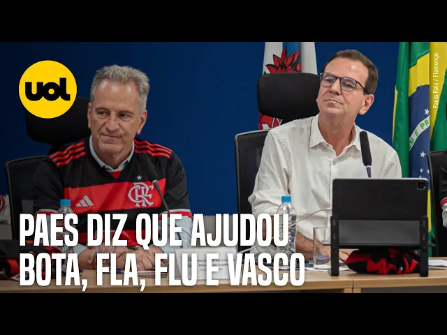 Reeleito, Paes ajuda Fla e Vasco, faz acordo com Botafogo e dialoga com Flu