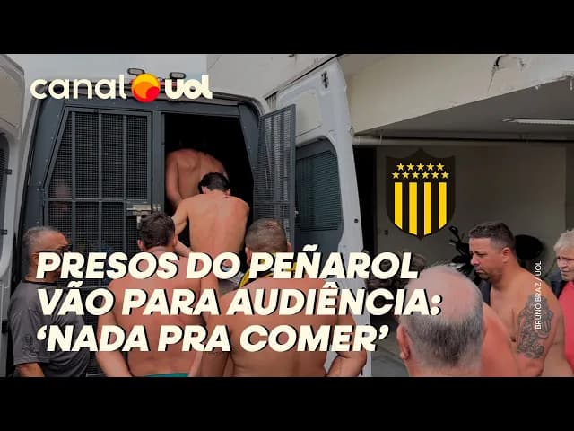Justiça mantém prisão, e 21 torcedores do Peñarol vão para cadeia no Rio
