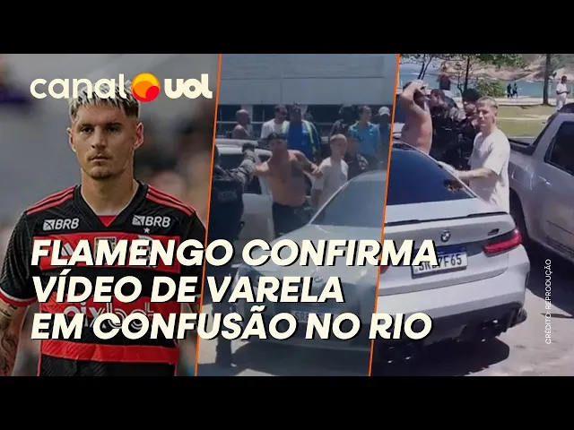Flamengo estuda punição a Varela por aparecer em confusão do Peñarol