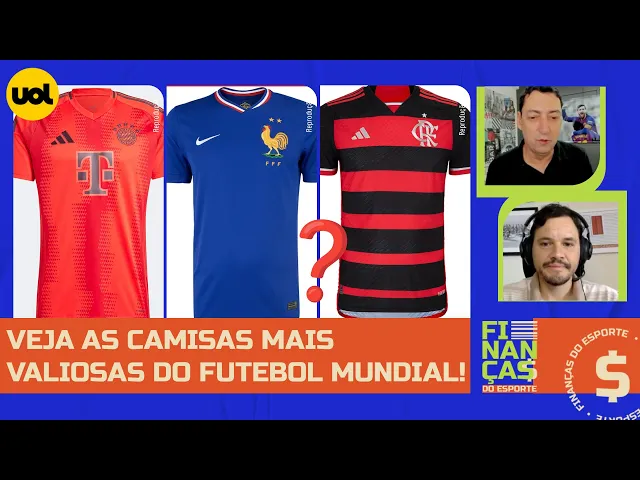 Quais as camisas mais valiosas? Veja maiores contratos de clubes e seleções