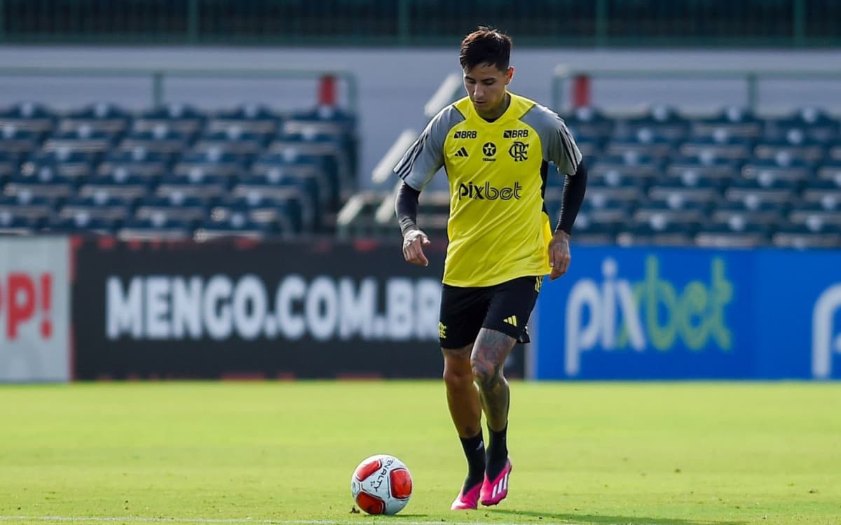 Sem ritmo, Pulgar será desfalque do Flamengo contra o Amazonas