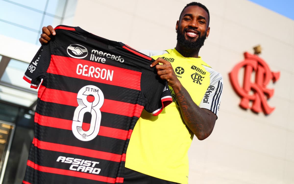 Gerson homenageará Adílio no jogo entre Flamengo e Palmeiras