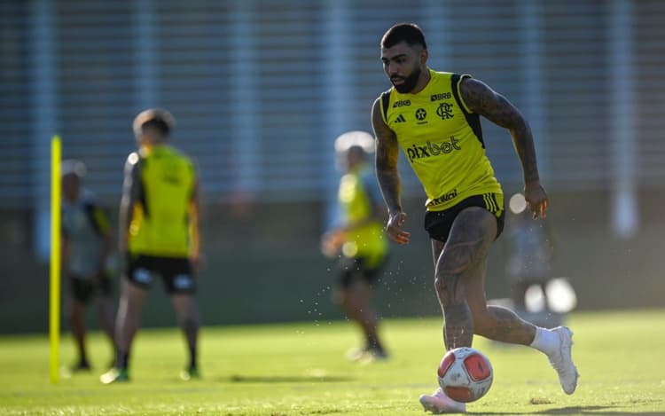 Gabigol entra no segundo tempo e volta a jogar pelo Flamengo: 'Me senti muito bem'