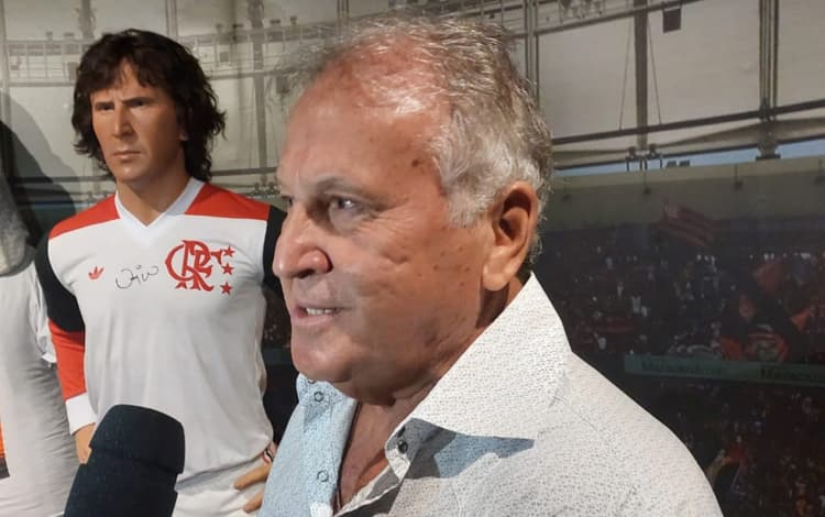 Zico evita comentar polêmica com presidente do Flamengo: ‘Cada um fala o que quer’