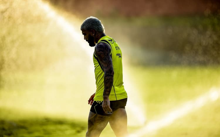 Tite relaciona Gabigol para Flamengo x Amazonas: 'Ansioso'