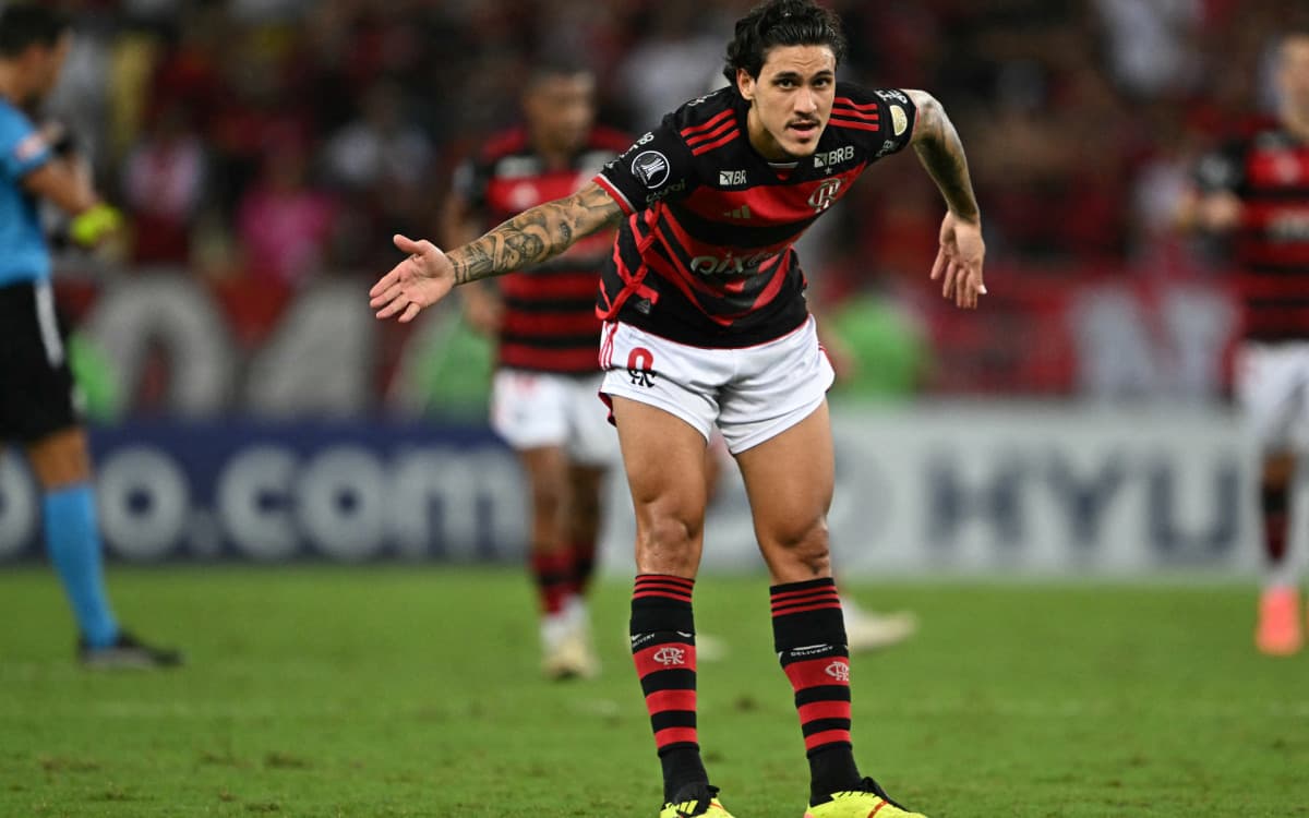 Pedro agradece homenagem da torcida do Flamengo: 'Sem palavras'
