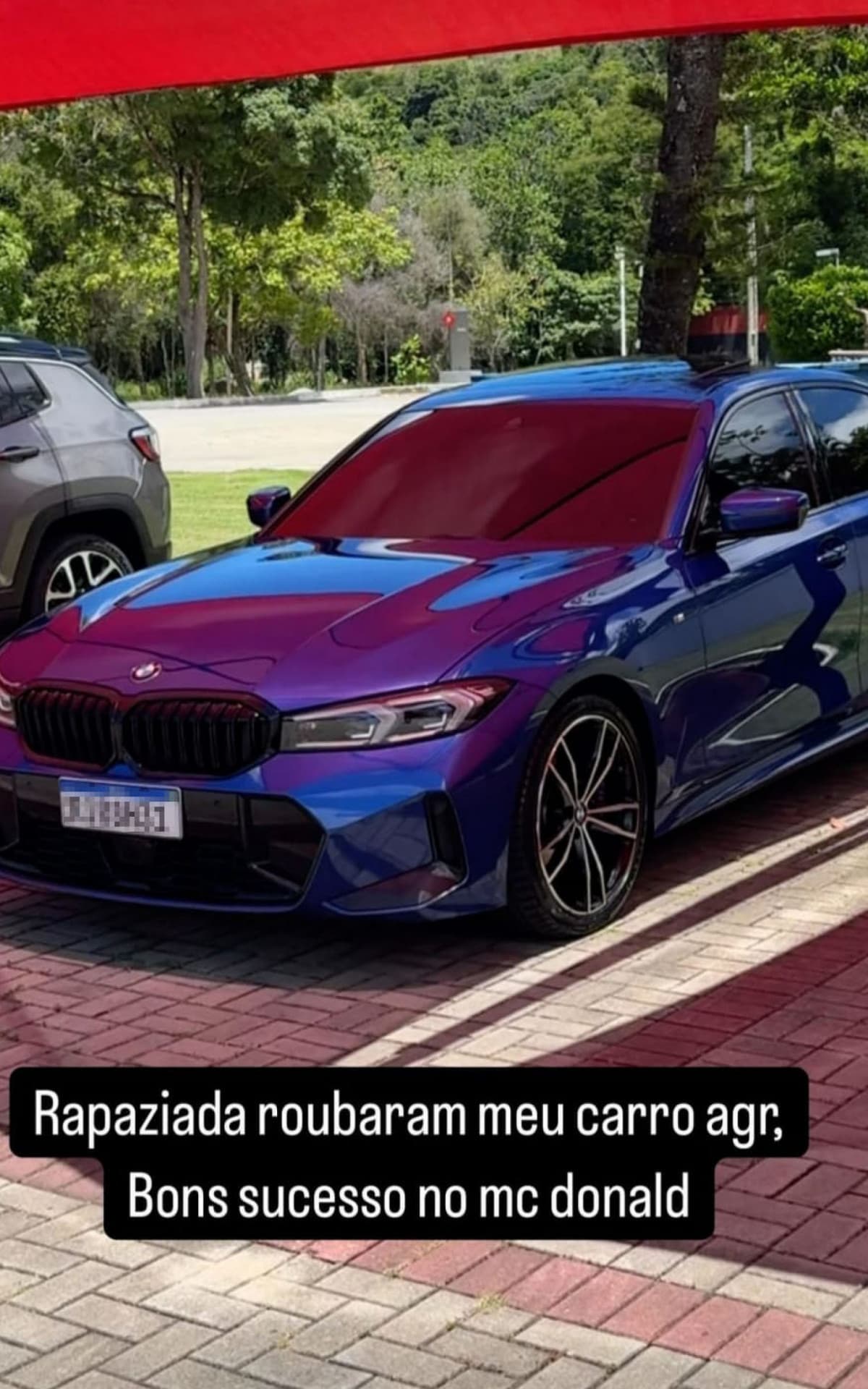 Wesley revela que recuperou carro roubado em Bonsucesso: 'Obrigado a todos'