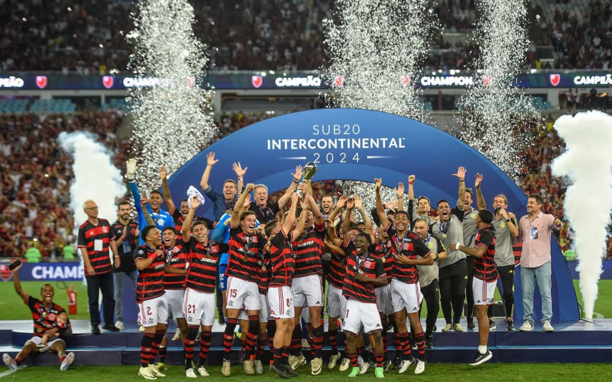 Vídeo: veja os gols que garantiram o título do Flamengo no Intercontinental sub-20