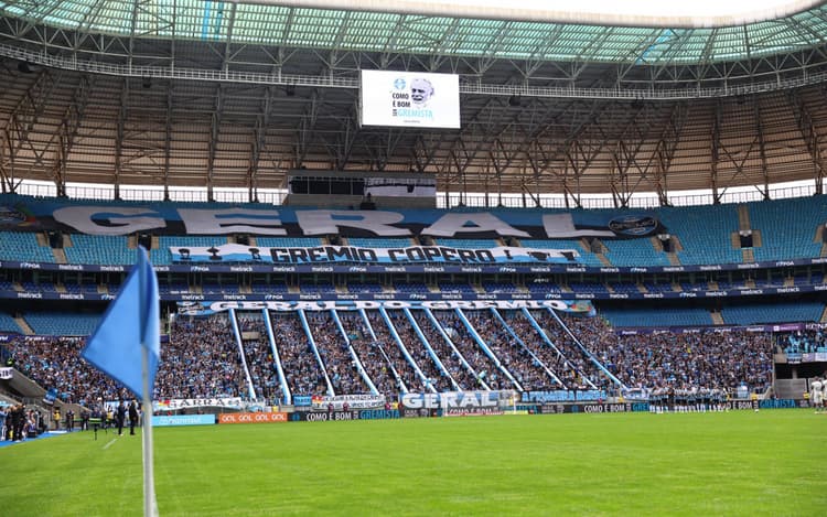 Arena do Grêmio terá capacidade ampliada para jogo contra o Flamengo