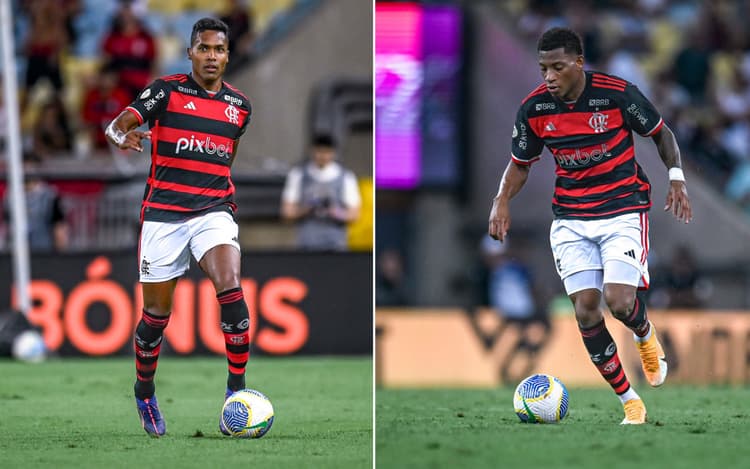 Estreantes do Flamengo, Alex Sandro e Plata deixam boa impressão