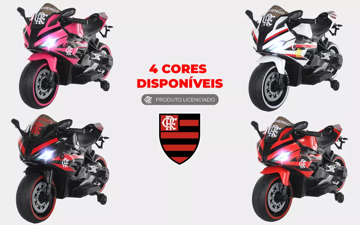 Filhos de jogadores ganham motos elétricas do Flamengo pelo Dia das Crianças