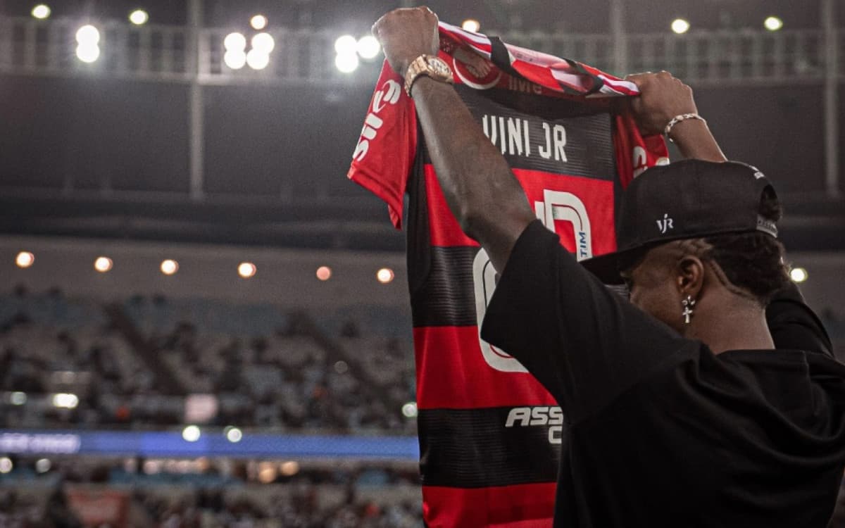 Flamengo exalta Vini Jr após Bola de Ouro: 'Para todos, menos alguns, você é o melhor'
