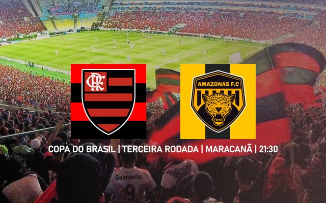 Saiba onde assistir ao jogo entre Flamengo e Amazonas, pela Copa do Brasil