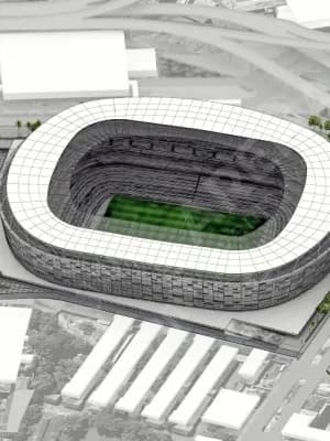 Veja imagens do projeto do novo estádio do Flamengo