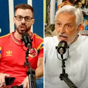 Sormani e Facincani discutem ao vivo por caso Gabigol: 'Você me respeita'