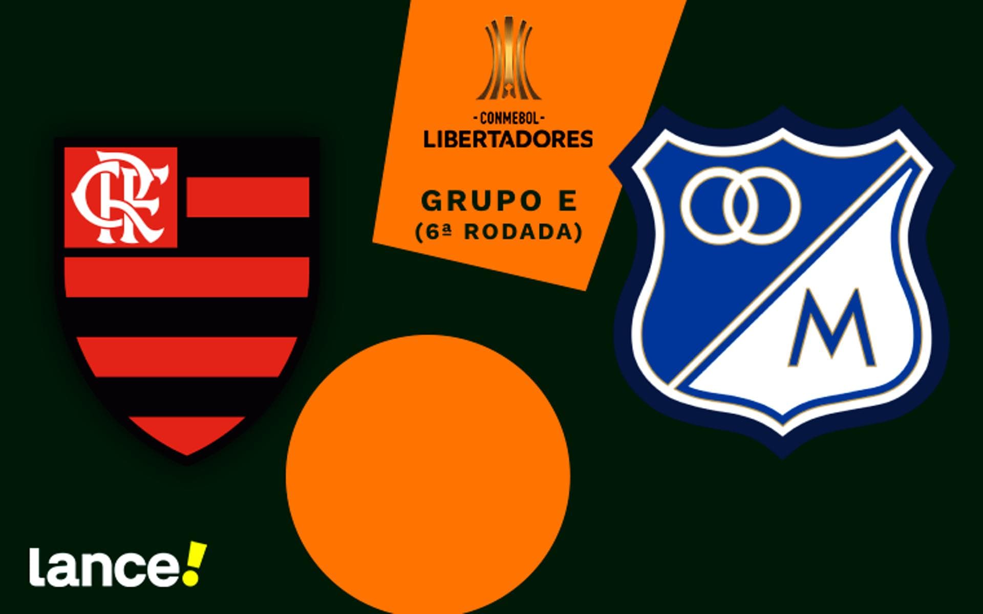 Flamengo x Millonarios: onde assistir, horário e escalações do jogo pela Libertadores
