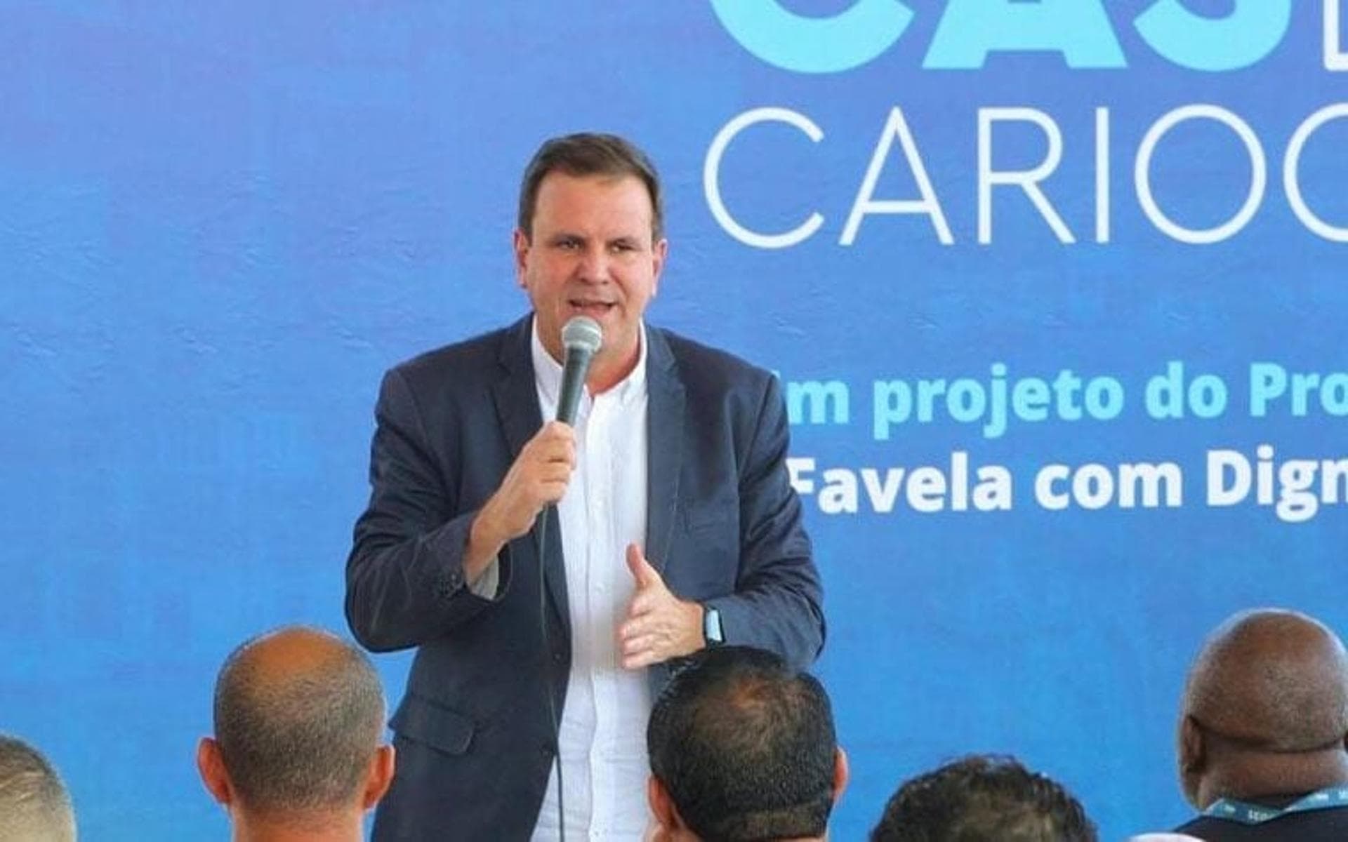 Em reunião com Landim, Eduardo Paes manda recado duro à Caixa sobre novo estádio do Flamengo