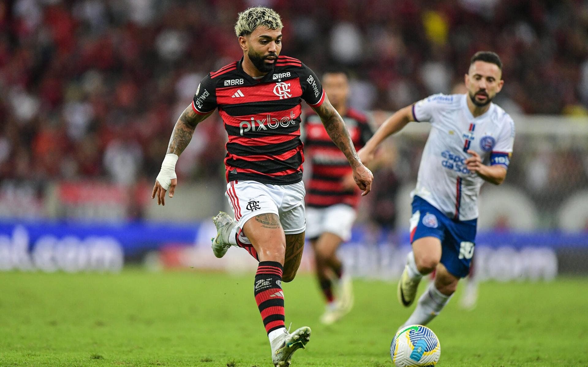 Com Gabi no comando do ataque, Tite escala Flamengo para encarar o Athletico