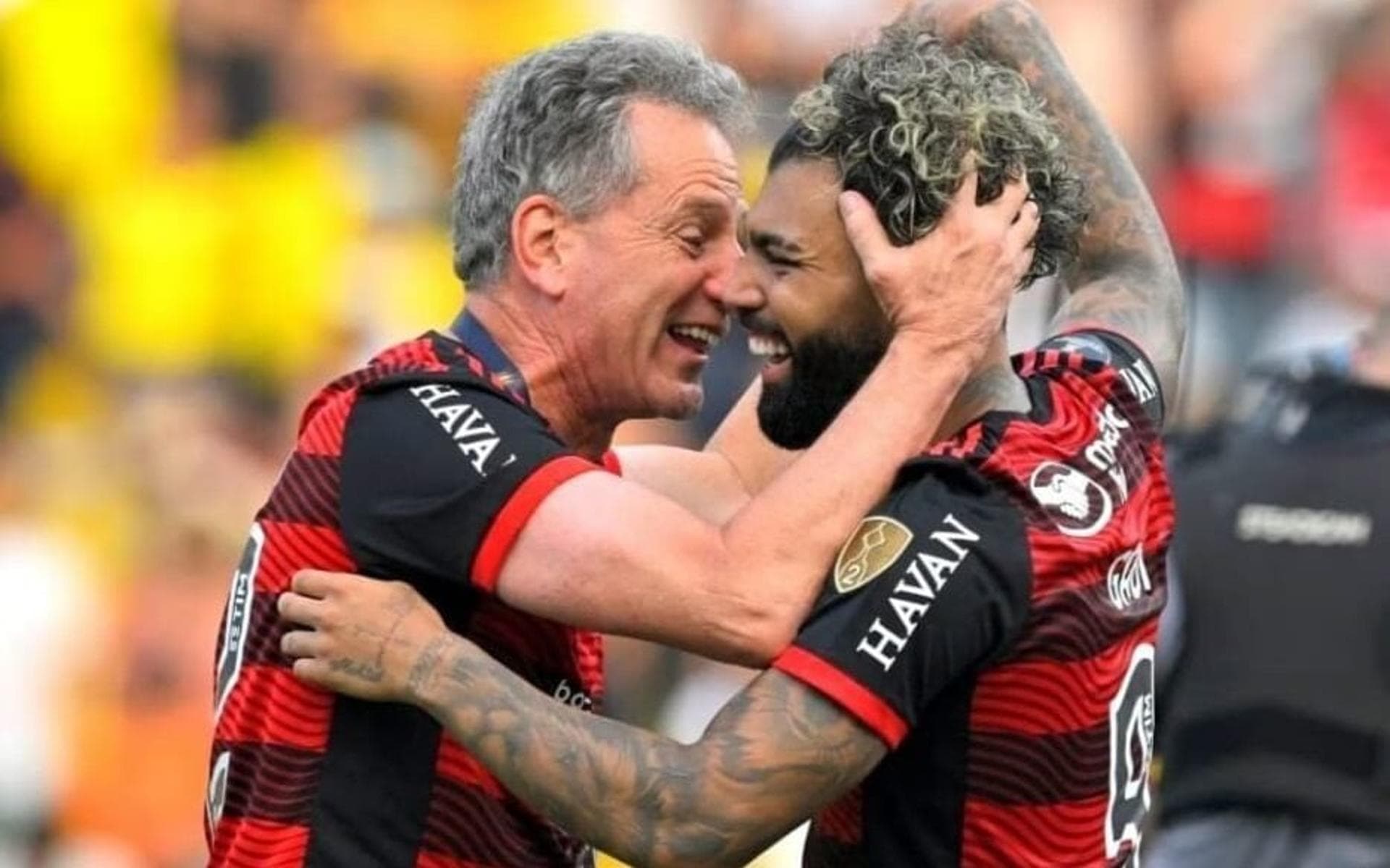 Presidente do Flamengo, Landim abre o jogo sobre renovação de Gabigol: ‘Ele que decide’