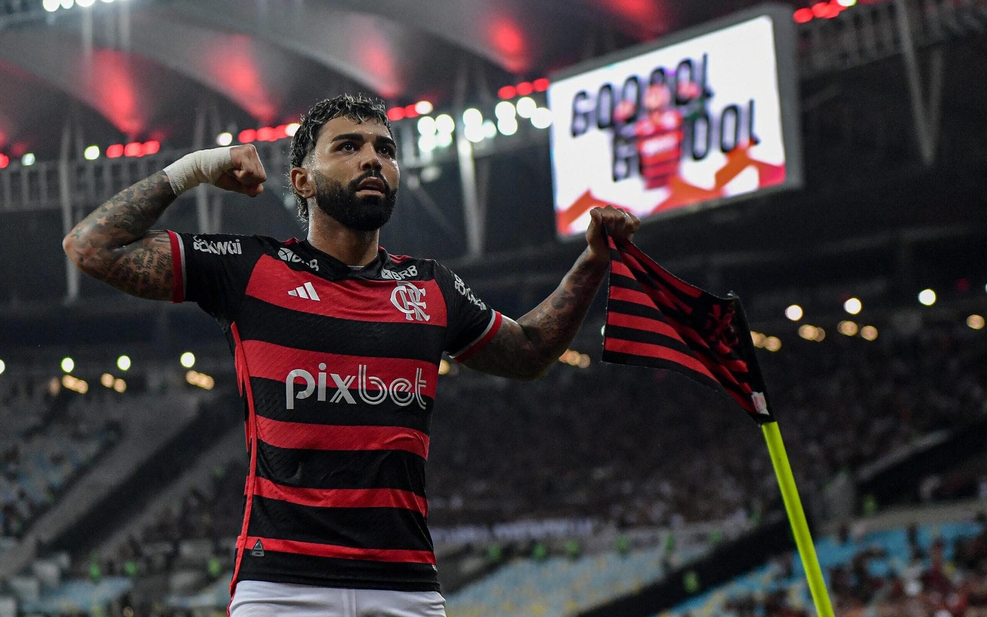 Gabigol pode atingir sequência inédita pelo Flamengo em 2024