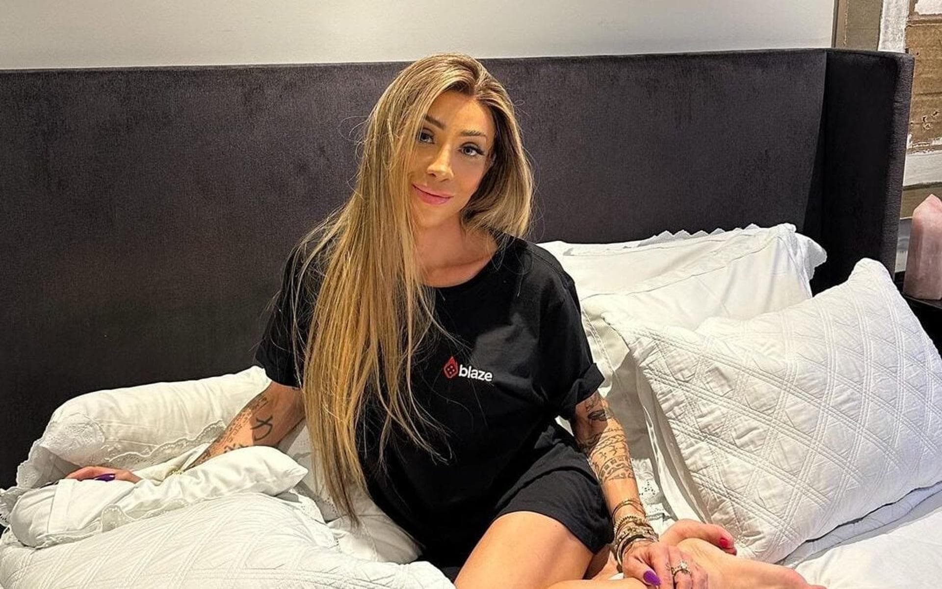 Maya Massafera revela estar vivendo romance com jogador do Flamengo