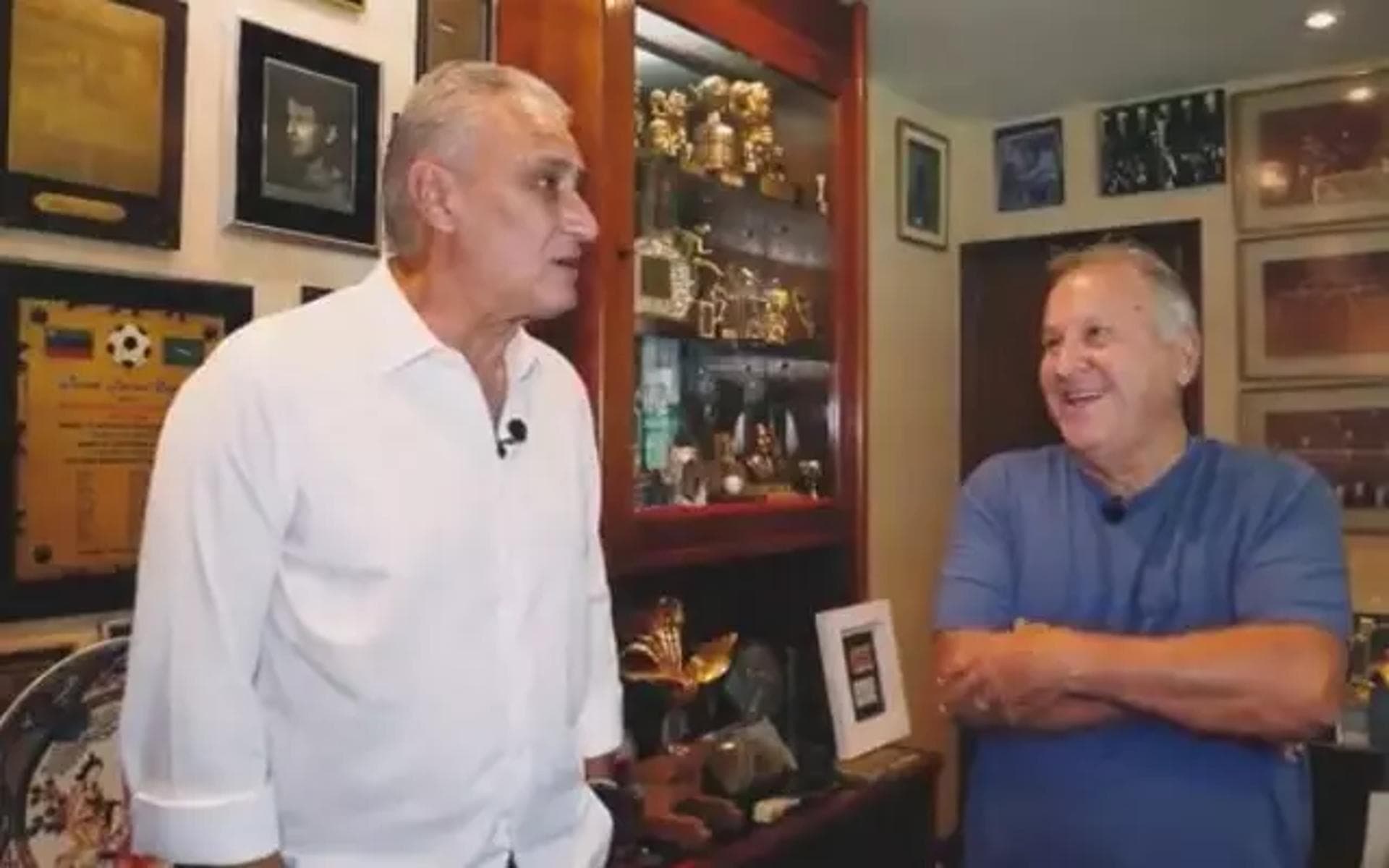 Zico x Tite: jogo de domingo marca encontro entre ídolo e ex-técnico do Flamengo; entenda