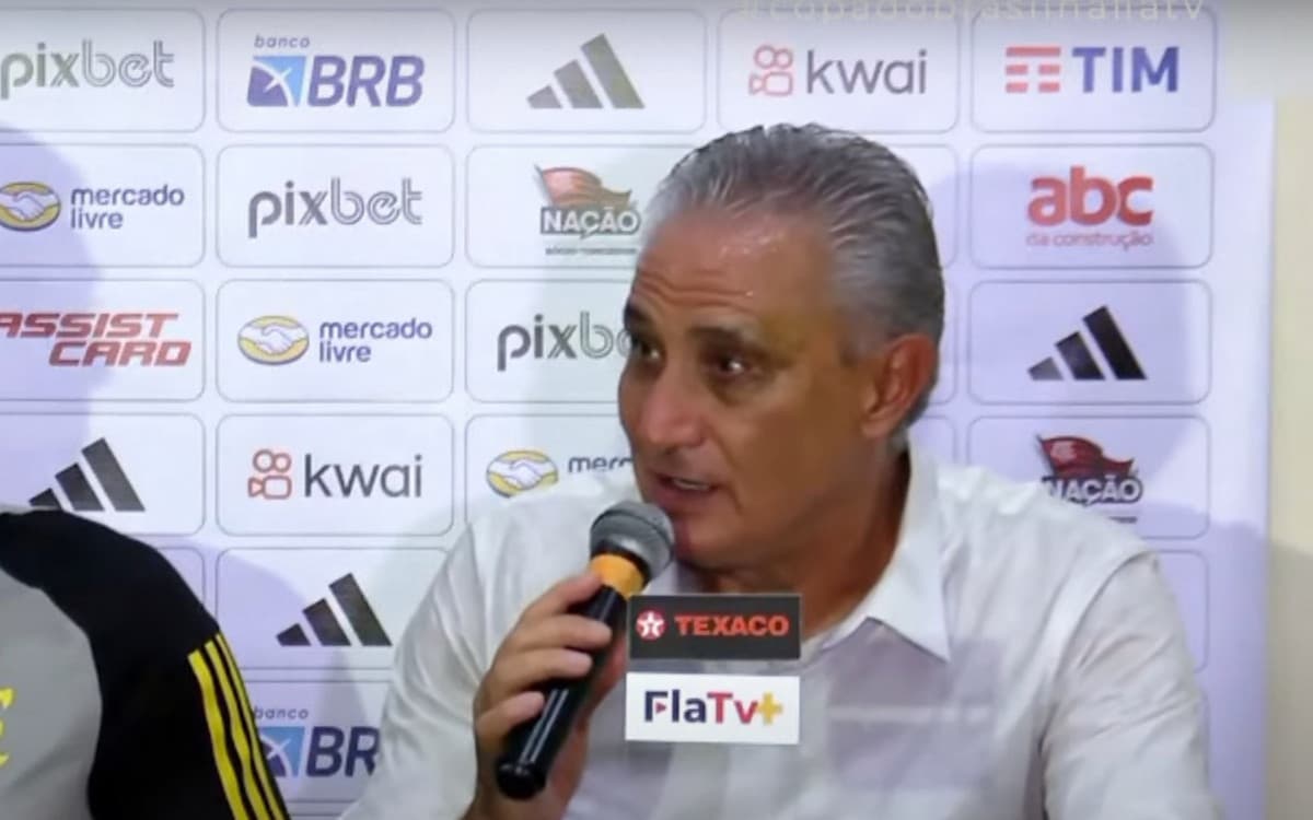 Tite reclama do gramado em vitória do Flamengo e revela conversa com Gabigol: 'É importante'