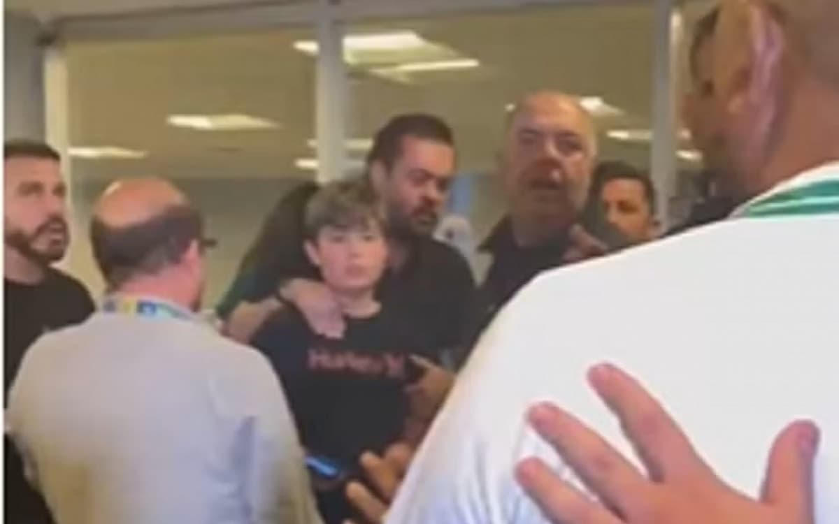 Palmeiras x Flamengo: Braz é barrado o tentar levar governador do Rio no vestiário